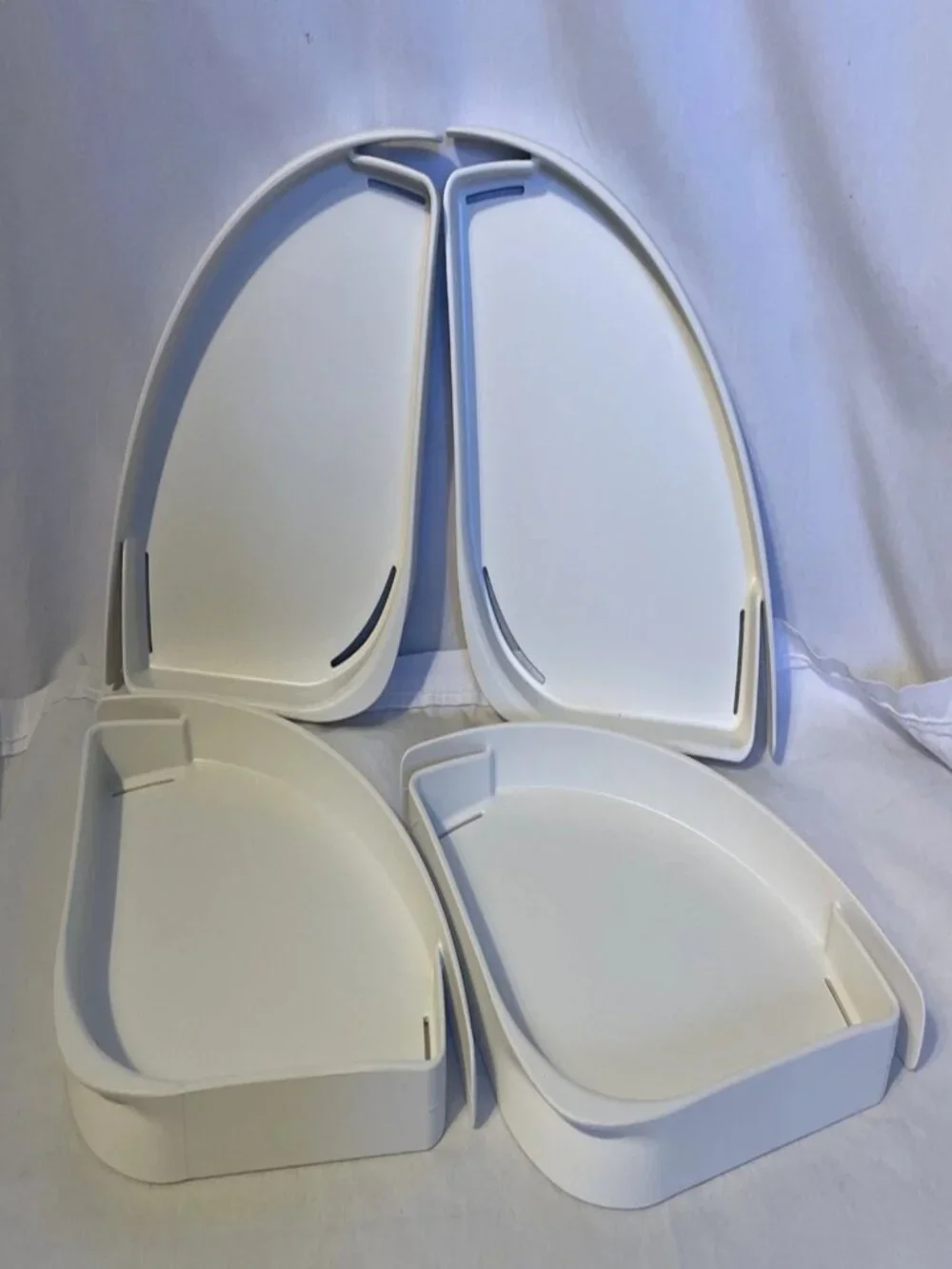 Sterling Store+ Basic 10-Piece Shelf Bin Caddy Accessory Kit in White 88028700-0